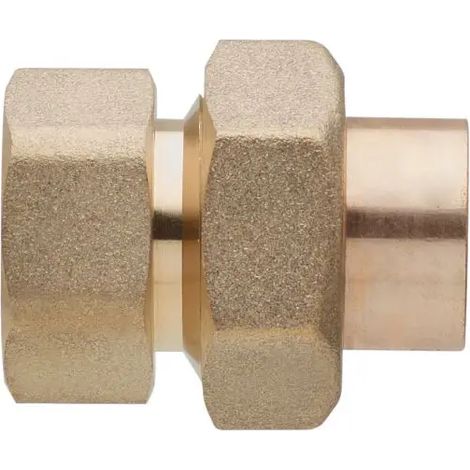 Bocchettone a saldare femmina femmina in bronzo serie b4340g 1" ø28 FRABO