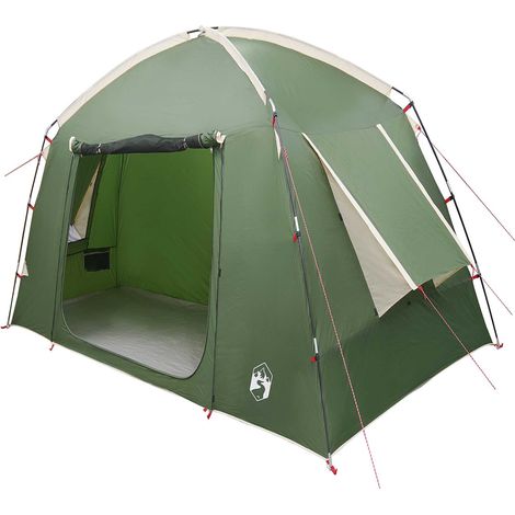 Tienda Cabaña con techo Verde 210 x 210 x 138 cm Poliéster