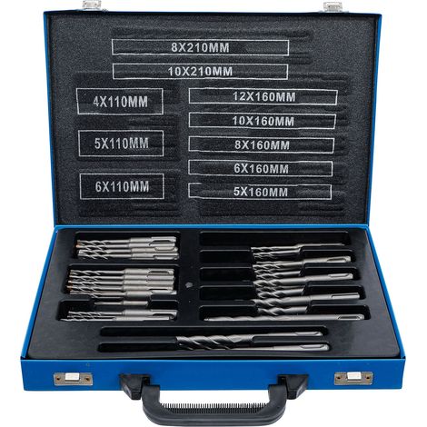 BGS Hammer-Bohrer-Satz SDS-Schaft Hartmetallspitze 4 - 12 mm 56tlg. - 7894