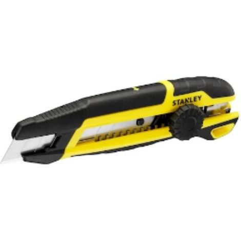 FPLUS stanley cutter 18mm.stht10500-0 , MECANISMO ÚNICO DE SEGMENTACIÓN DE CUCHILLA: Para retirar el trozo de cuchilla sin filo de una manera rápida, fácil y sin necesidad de herra