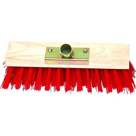 Balai de Cantonnière Synthétique Rouge - Longueur 32 cm, Brossérie Marchand (1/2)