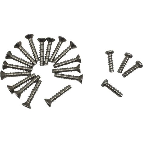 Lot de 20 vis pour bride de skimmer SP1085 – 16 vis de 30 mm et 4 vis de 20 mm – Compatible avec skimmers Hayward