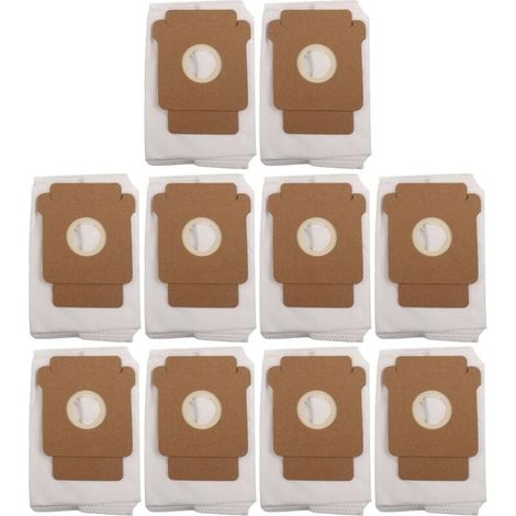 Lot de 10 sacs à poussière pour aspirateurs robots Roomba 105/Plus 405/Plus 505/Max 705/Combo 2 Essential, capacité de 3 L, fibre soufflée par fusion et tissu non tissé, filtration avancée (1/4)