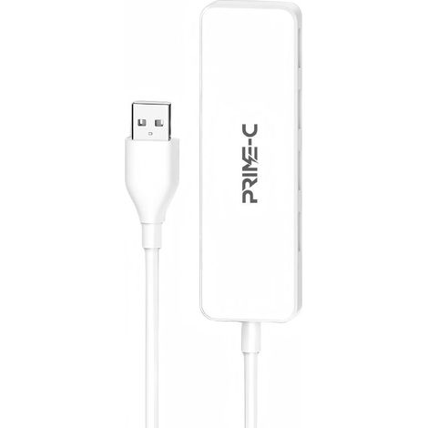 Hub d'extension USB 4 en 1, robuste - blanc