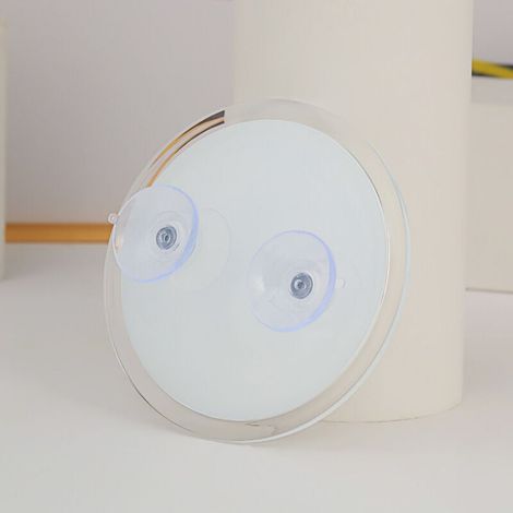 Kosmetikspiegel mit 15-facher VergrößerungBadezimmer-/Reise-Kosmetikspiegel - 146 mm rund (1/5)
