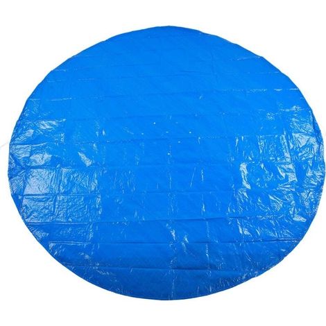 Bâche de protection ronde en polyéthylène pour piscine, imperméable et anti-poussière, diamètre 280 cm (1/4)