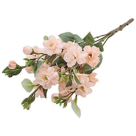 Fleurs artificielles simulant 5 roses - Longue durée de vie - Aspect naturel - Couleurs éclatantesrose vif (1/5)