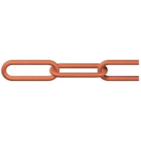 dörner + helmer 128958 Chaîne de signalisation cuivre plastique 6 m (1/4)