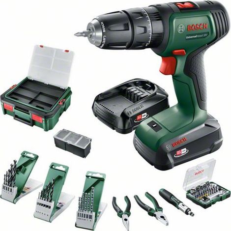 Bosch Home and Garden Universal Impact 18V -Akku-Schlagbohrmaschine inkl. Ladegerät, inkl. Koffer (1/10)