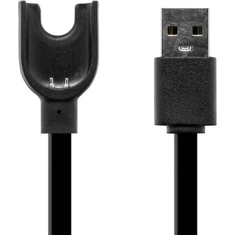 Cable USB carga y sincronizacion Xiaomi mi Band 2 0.15 M Negro (1/4)