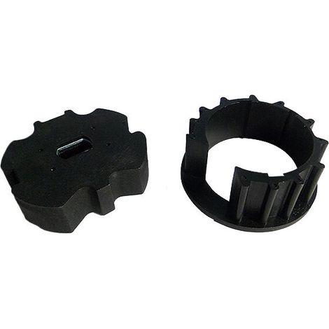 Adaptateur Rond - 64 X 1 Mm - Pour Tubes Zf 64 Mm - Compatible Moteurs 45 Mm - Volets Roulants Et Stores - 1 Pièce (1/3)