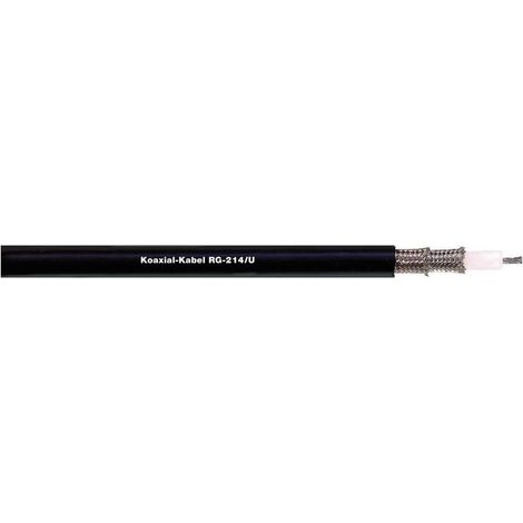 Lapp 2170001 cable coaxial negro 50 ohmios de 100 metros