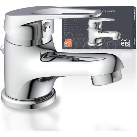 EISL Wasserhahn Bad Einhebelmischer Badezimmer Badarmatur Waschtischarmatur Waschbecken Waschtischbatterie Klein G�ste-WC NI075SCR (1/5)