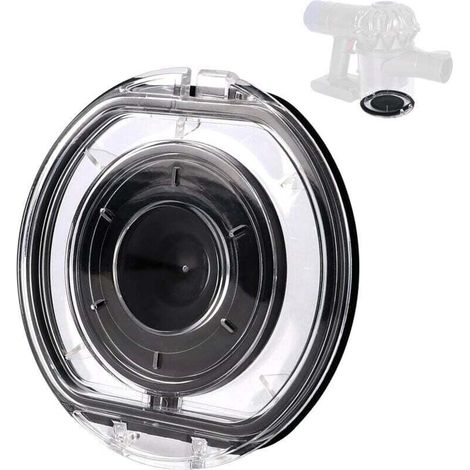 Coperchio di ricambio per contenitore della polvere per Dyson V6 DC58 DC59 DC61 DC62 DC72 DC74 SV03 SV07 SV09 con guarnizione ad anello (1/4)