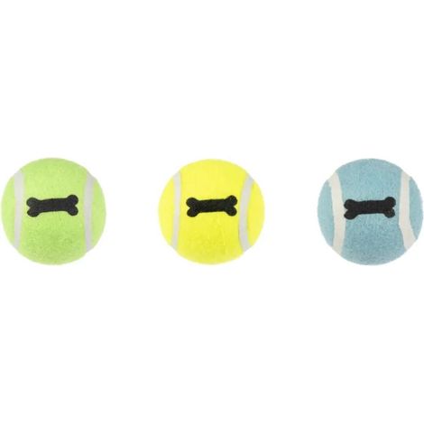 FLAMINGO - Dog Toy - Smash Tennis Balls - 6.5 cm x 3