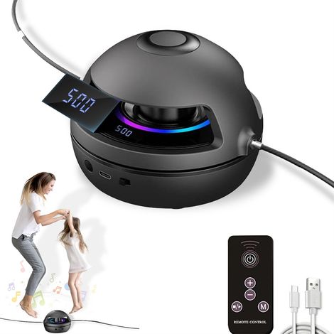 1 Machine à sauter, vitesse réglable, écran LED, musique Bluetooth, intérieur (1/5)