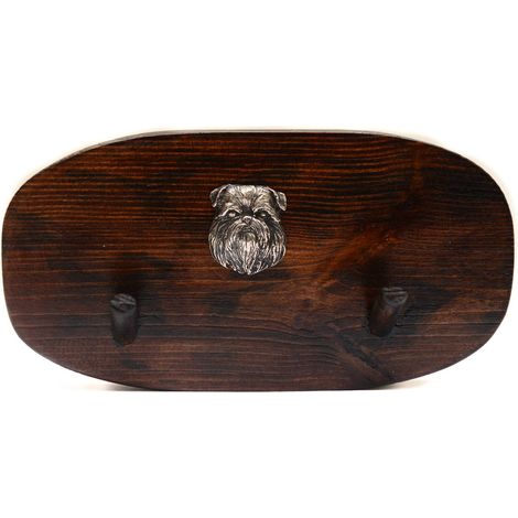 Brussels Griffon, Griffon Bruxellois I - gancio per accessori, gancio per medaglie con cane, ganci per chiavi di Art-Dog (1/5)