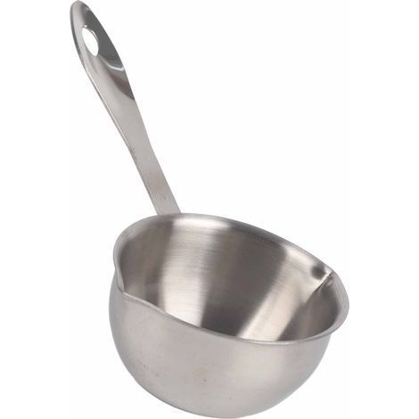 Bol de Fusion Bougie - 300 ML Pot de Fusion pou Bain-Maie en Acie Inoxydable 304 Fond Plat pou Chauffage du Lait,Beue Ou Chocolat (1/4)
