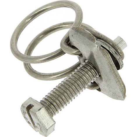 Collier double fil inox Ø15 à 18mm