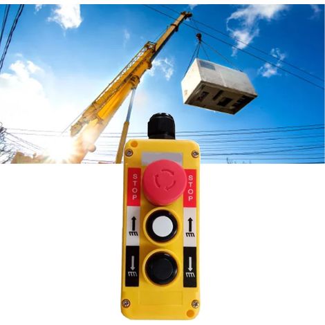 Boîtier de commande d'interrupteur, boîtier de bouton d'arrêt d'urgence, boîtier de jonction de bouton de conduite multifonctionnel (1/4)