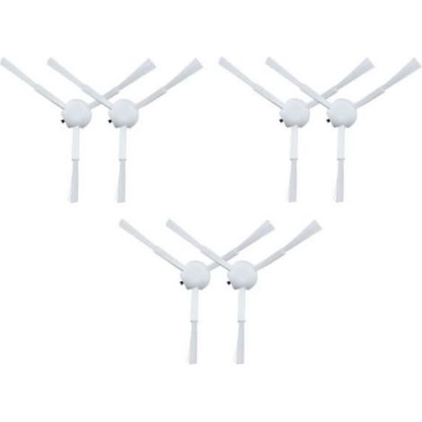 6 PièCes AdaptéEs Aux Accessoires de Brosse LatéRale Du Robot de Balayage et de Nettoyage Xiaomi B101CN Accessoire D’Aspirateur (1/4)