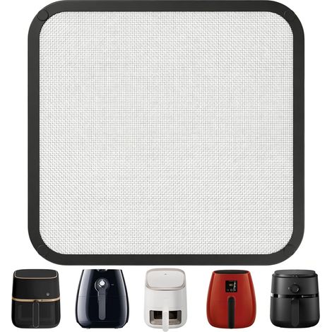 Grille Anti Eclaboussure Projection, Protection en Acier Inoxydable et Silicone, Compatible avec Cosori TurboBlaze 5,5L-6,2L/ Philips HD9285/90 XXL et HD9270/90 XL, Accessoires Airfryer (1/5)