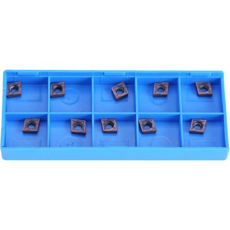 10Pcs CCMT060204 VP15TF Carbure Tungstène Plaquettes Tournage Fraise Réversible Inserts Cnc Outils Coupe Métal Usinage Précision
