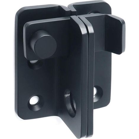 Cerradura de acero inoxidable，4,5  4 cm，Tornillos incluidos，Cerradura para zurdos，Protección antirrobo，Cerrojo de seguridad，Cerradura de carrete (1/5)