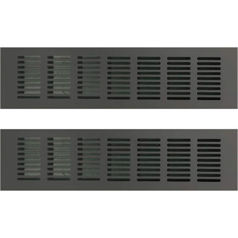 Grille de Ventilation Rectangulaire, Grille D'aration Rectangulaire, Grille D'aration, Grille Ventilation Rectangulaire, Grille d Aeration Rectangulaire pour une Ventilation Idale 80 300mm 2PCS (1/5)