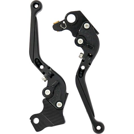 Kit Leviers de Frein et d'Embrayage Anodisés Noir pour Maitre-Cylindre BREMBO®