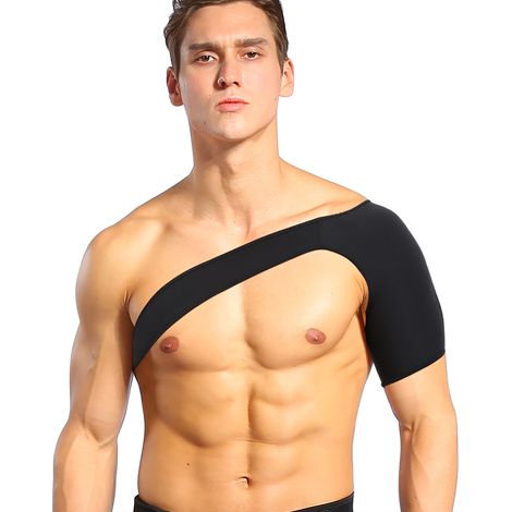 Sangle de Compression pour Épaule - Soulagement Douleur, Réchauffement et Soutien, Taille Extra-Large (1/5)