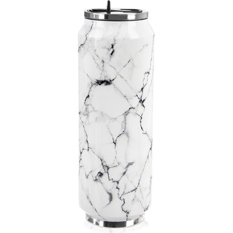 Tazza termica in marmo, thermos in acciaio per caffè e tè, 700 ml (1/5)