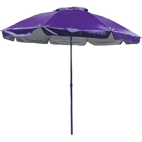 Sombrilla Acero 6 Varillas D180 cm Nylon Morado Marbueno