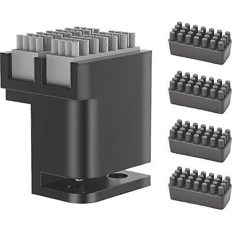 Düsenabstreifer-Druckkopfreiniger für BambuLab P1P/P1S/X1/X1C/X1E, Silikonbürste mit 4 Ersatz-Silikonteilen (1/5)