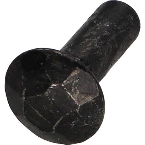 Ecrou Relieur Tête bombée MARTELE M6X18 8X24 Acier zingué noir-200 pièces