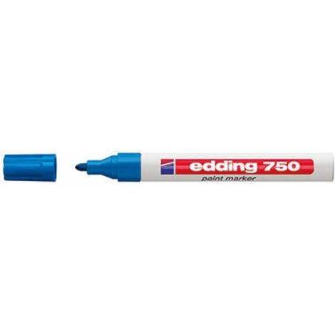 edding Lackmarker 750 4-750-9-010 2-4mm Rundspitze permanent h.blau