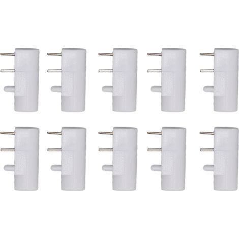10pcs Base de connexion pour appareil d'électrothérapie TENS, prise de sécurité 2.35, instrument de physiothérapie portable, adaptateur de sortie, lot de 10 (1/5)