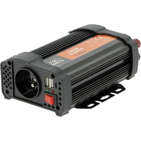 Converter - XL PERFORM TOOLS - 12V-230V - 300W - 2 fuses included - 2 USB outputs (1/5)