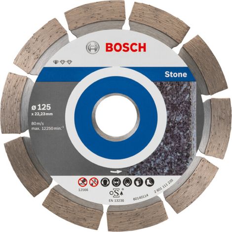 Disque à tronçonner diamanté Standard for Stone 125 x 22,23 x 1,6 x 10 mm 10 pièces