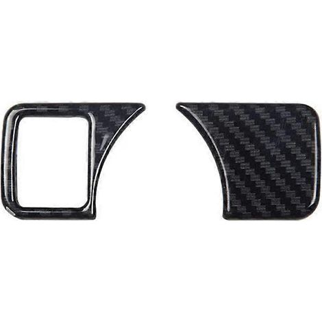 Autocollant de cache-interrupteur de phare en fibre de carbone. pièces automobiles intérieures. pour Mercedes-Benz GL. GLS. X166. GLE et W166 (1/5)