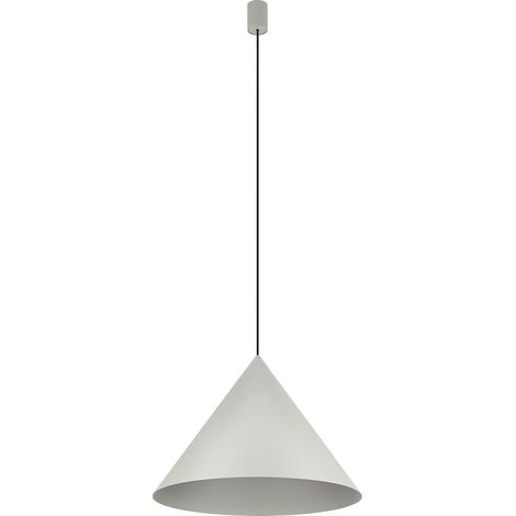 Lampada sospensione tavolo cucina Ø50 grigia Nowodvorski (1/5)