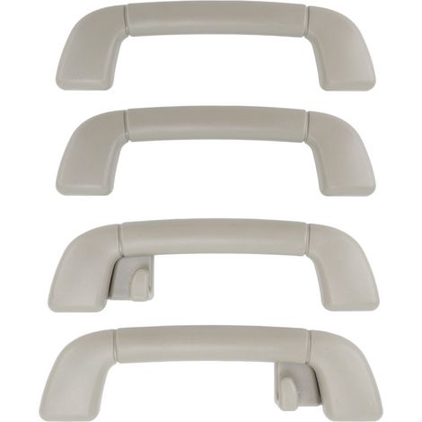 Manija interior de techo ABS gris, 4 piezas, kit de repuesto para Camry XV40 2006-2013, Land Cruiser y Prado, con fijaciones originales 74610-30320. (1/5)