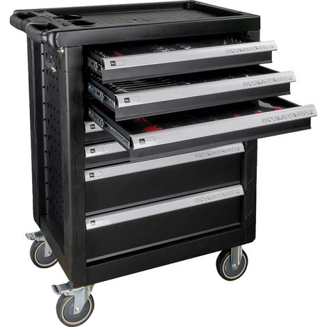 Carrello portautensili Jbm 7 cassetti in acciaio 300 kg (1/4)
