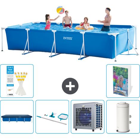 Rechteckiger Frame Pool - 450x220x84 cm - 7-teilig  S122 (1/5)