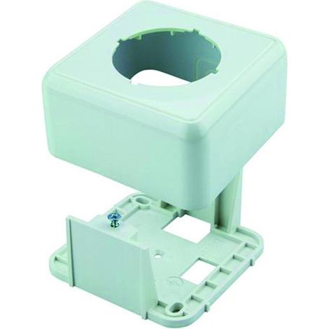 Aufputz-Set 80 x 80 x 40 mm für Anschlussdose alpinweiß (1/5)