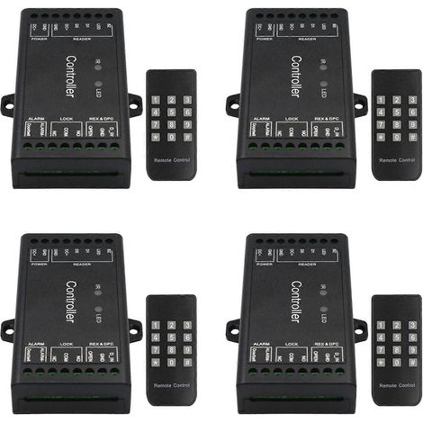 Contrôleur WiFi 4 unités (TUYA) panneau de commande d'accès à distance à porte unique, 12V, interface Wiegand, entrée 26-44 bits, 1000 utilisateurs. (1/5)