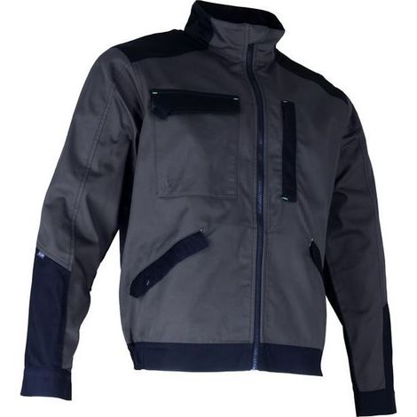 Veste de travail LMA Lebeurre Carbure 2220 Bicolore Gris/Noir TXL (1/2)