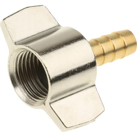 Raccord de gonflage M16 x 1,5 pour camion avec embout de tuyau 6 mm (1/5)