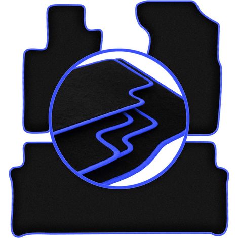Carlux-blaue Automatten für: Honda CR-V II SUV (2001-2006) (1/5)