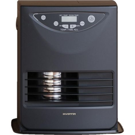 Inverter Stufa A Combustibile Liquido Inverter 5026 Elettronica Ventilata Potenza 3,5 Kw Serbatoio 5 Litri Capacità Di Riscaldamento 130 Mc Colore Grigio (1/5)